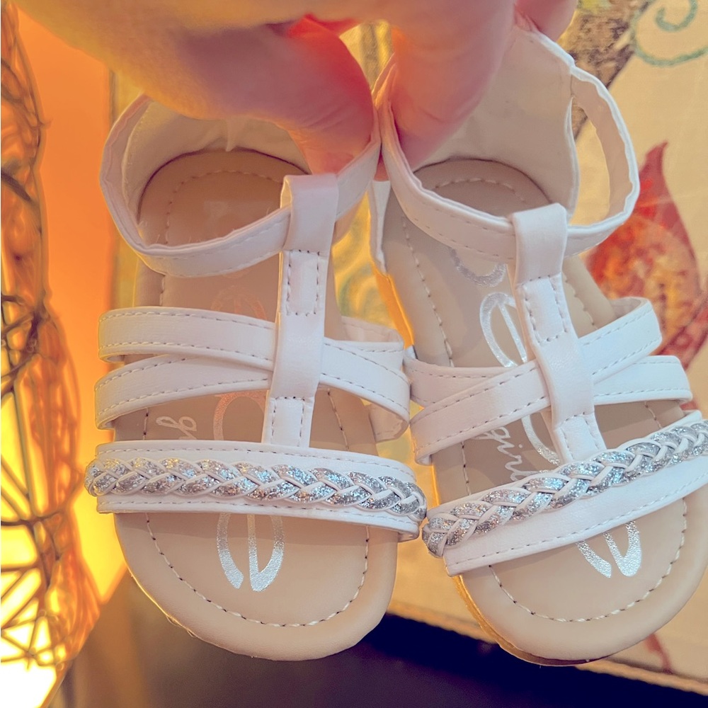 NWOT Bebe Toddler Girls Leatherette Gladiator Sandals
